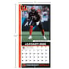 image NFL Cincinnati Bengals 2026 Mini Wall Calendar Sixth Alternate Image