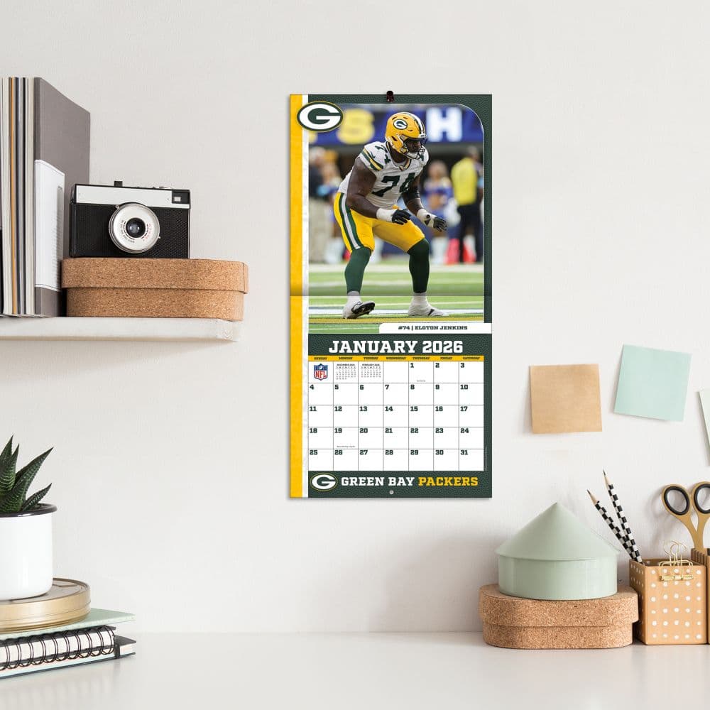 NFL Green Bay Packers 2026 Mini Wall Calendar Fifth Alternate Image