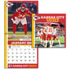 image NFL Kansas City Chiefs 2026 Mini Wall Calendar Fourth Alternate Image
