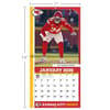 image NFL Kansas City Chiefs 2026 Mini Wall Calendar Sixth Alternate Image