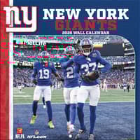 image NFL New York Giants 2026 Mini Wall Calendar Main Product Image