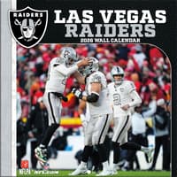image NFL Las Vegas Raiders 2026 Mini Wall Calendar Main Product Image