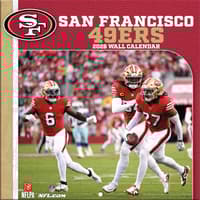 image NFL San Francisco 49ers 2026 Mini Wall Calendar Main Product Image