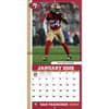 image NFL San Francisco 49ers 2026 Mini Wall Calendar Third Alternate Image
