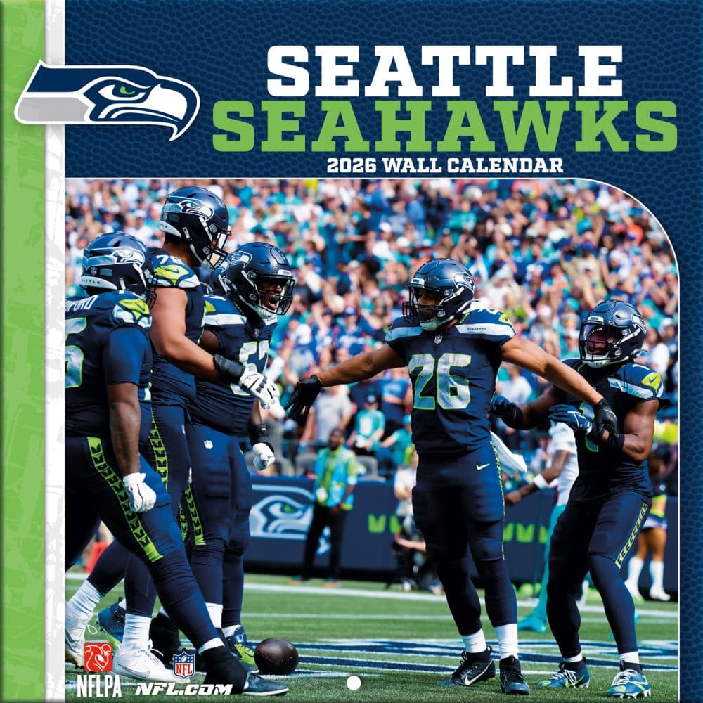 NFL Seattle Seahawks 2026 Mini Wall Calendar Main Product Image