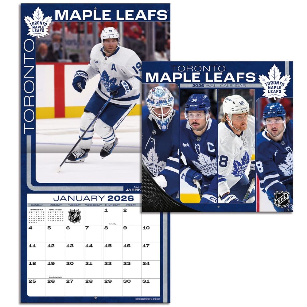 NHL Toronto Maple Leafs 2026 Mini Wall Calendar Fourth Alternate Image