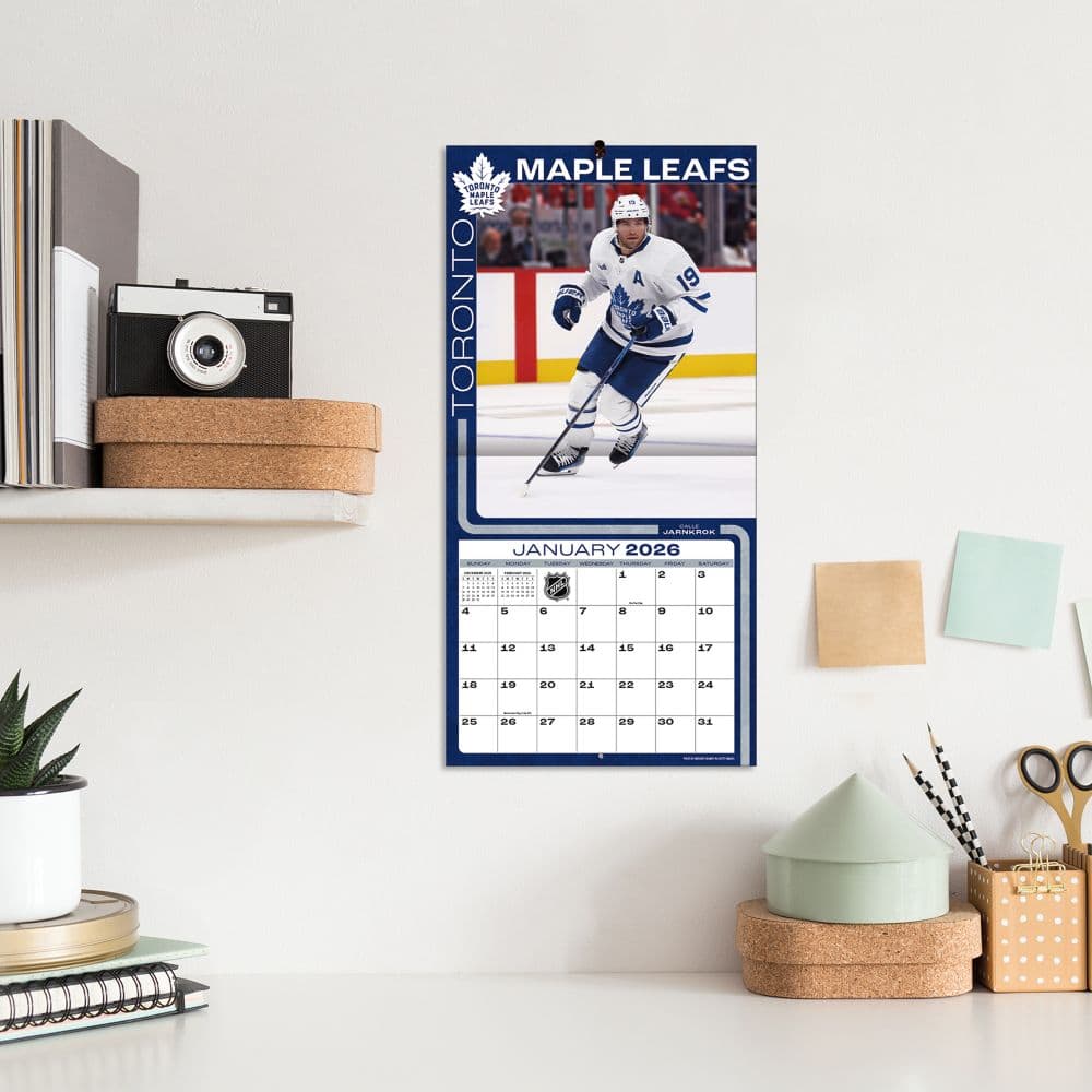 NHL Toronto Maple Leafs 2026 Mini Wall Calendar Fifth Alternate Image