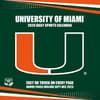 image COL Miami Hurricanes Box First Alternate Image