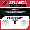 image NFL Atlanta Falcons 2026 Desk Calendar Third Alternate Image