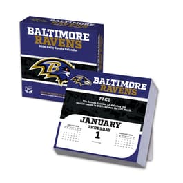 Baltimore Ravens 2026 Desk Calendar