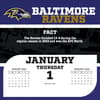 image NFL Baltimore Ravens 2026 Desk Calendar Second Alternate Image