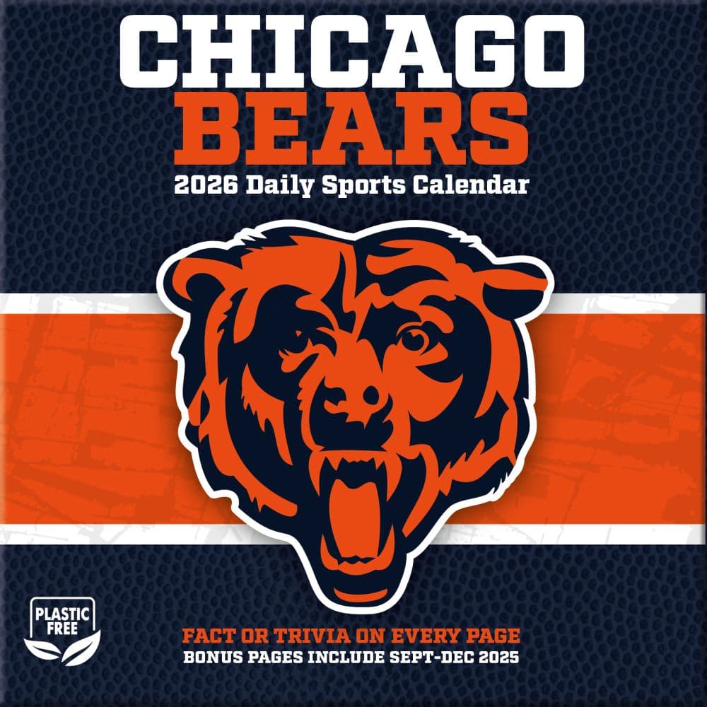 NFL Chicago Bears 2026 Desk Calendar First Alternate Image