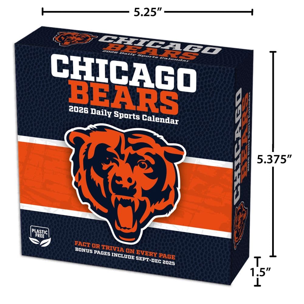 NFL Chicago Bears 2026 Desk Calendar Fifth Alternate Image