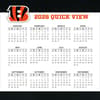 image NFL Cincinnati Bengals 2026 Desk Calendar Fourth Alternate Image