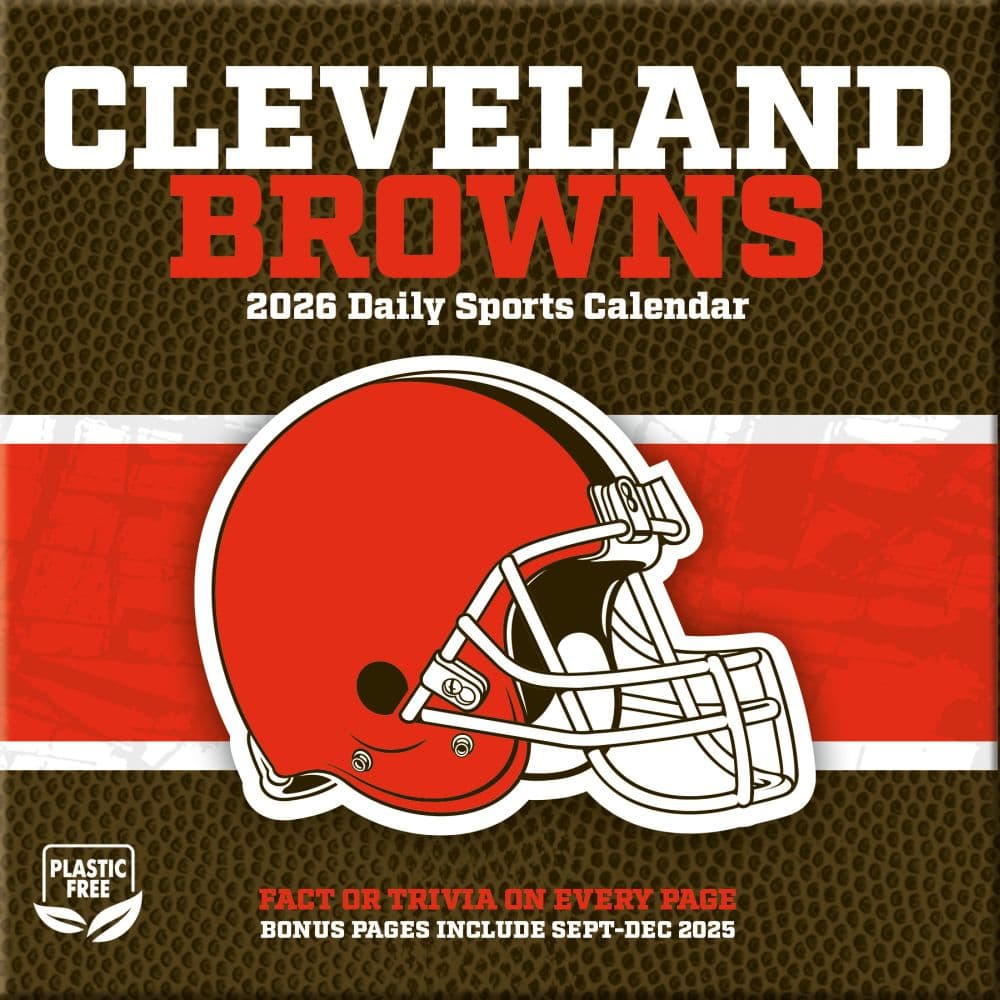 NFL Cleveland Browns 2026 Desk Calendar First Alternate Image