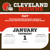 image NFL Cleveland Browns 2026 Desk Calendar Second Alternate Image