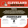 image NFL Cleveland Browns 2026 Desk Calendar Third Alternate Image