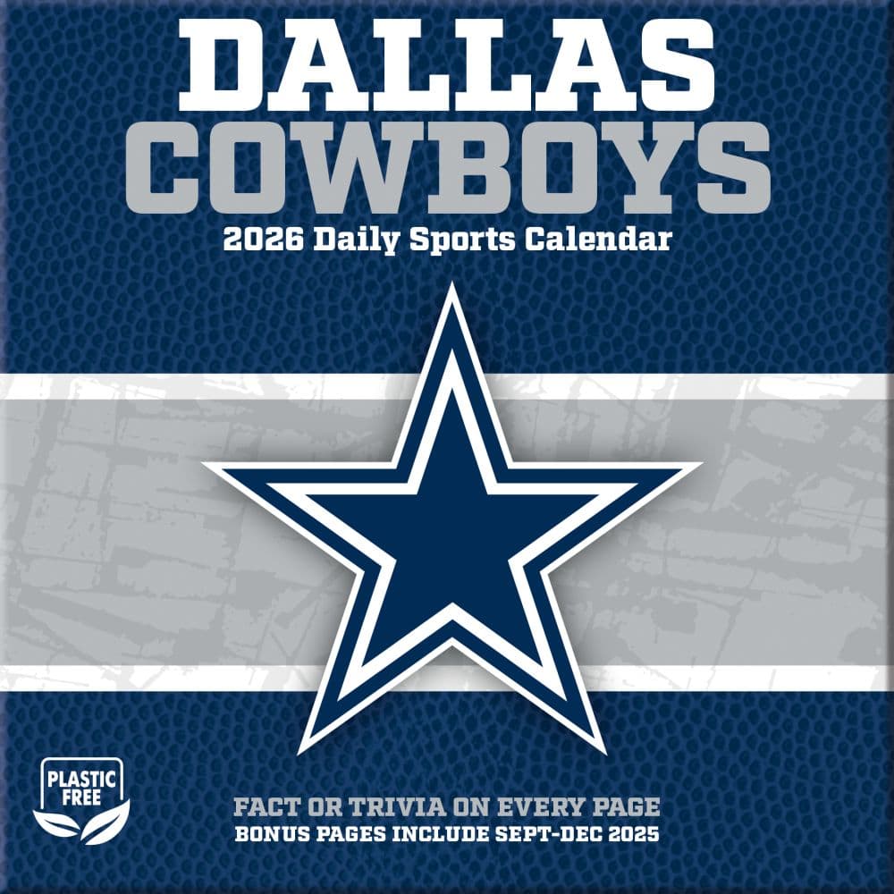NFL Dallas Cowboys 2026 Desk Calendar First Alternate Image