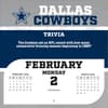 image NFL Dallas Cowboys 2026 Desk Calendar Third Alternate Image