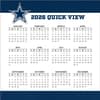 image NFL Dallas Cowboys 2026 Desk Calendar Fourth Alternate Image