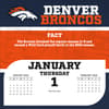 image NFL Denver Broncos 2026 Desk Calendar Second Alternate Image