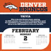 image NFL Denver Broncos 2026 Desk Calendar Third Alternate Image