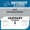 image NFL Detroit Lions 2026 Desk Calendar Second Alternate Image