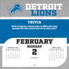 image NFL Detroit Lions 2026 Desk Calendar Third Alternate Image