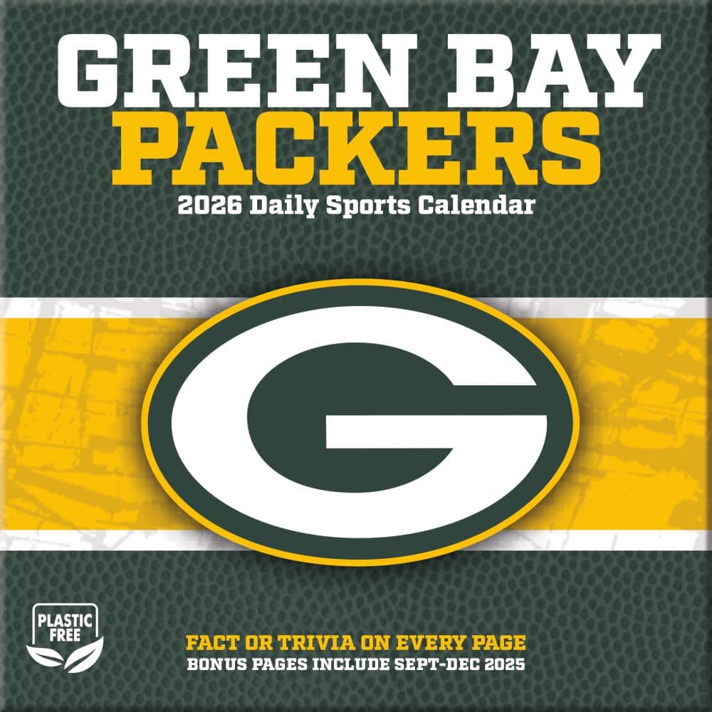 NFL Green Bay Packers 2026 Desk Calendar First Alternate Image