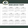 image NFL Green Bay Packers 2026 Desk Calendar Fourth Alternate Image