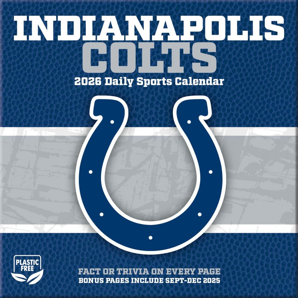 NFL Indianapolis Colts 2026 Desk Calendar First Alternate Image