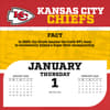 image NFL Kansas City Chiefs 2026 Desk Calendar Second Alternate Image