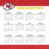 image NFL Kansas City Chiefs 2026 Desk Calendar Fourth Alternate Image