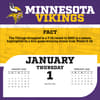 image NFL Minnesota Vikings 2026 Desk Calendar Second Alternate Image