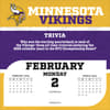 image NFL Minnesota Vikings 2026 Desk Calendar Third Alternate Image