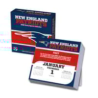image NFL New England Patriots 2026 Desk Calendar Main Product Image