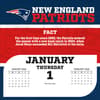 image NFL New England Patriots 2026 Desk Calendar Second Alternate Image