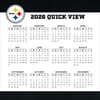 image NFL Pittsburgh Steelers 2026 Desk Calendar Fourth Alternate Image