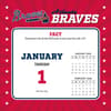 image MLB Atlanta Braves 2026 Desk Calendar Second Alternate Image