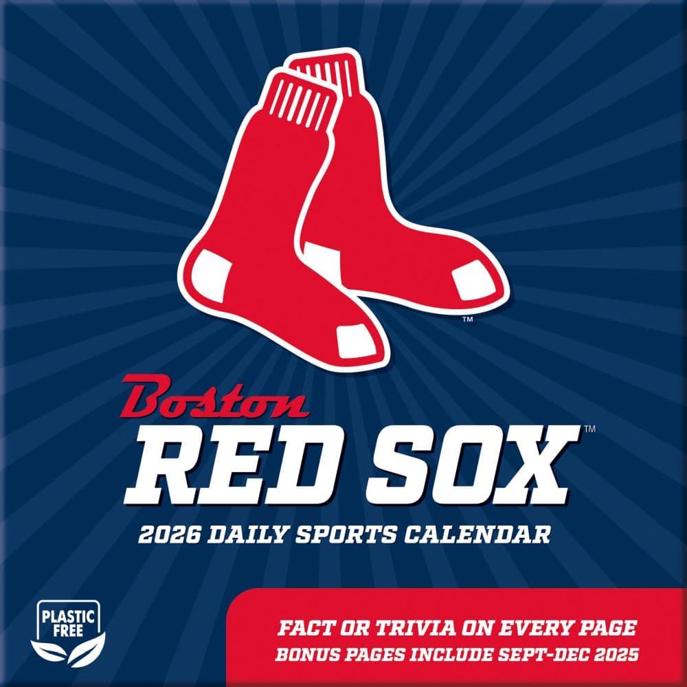 MLB Boston Red Sox 2026 Desk Calendar First Alternate Image