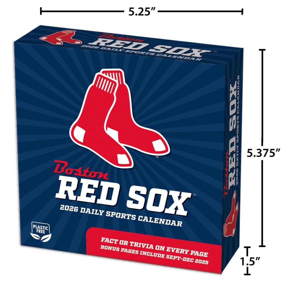 MLB Boston Red Sox 2026 Desk Calendar Fifth Alternate Image