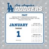 image MLB Los Angeles Dodgers 2026 Desk Calendar Second Alternate Image