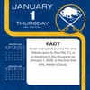 image NHL Buffalo Sabres 2026 Desk Calendar Second Alternate Image