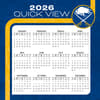 image NHL Buffalo Sabres 2026 Desk Calendar Fourth Alternate Image
