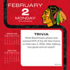 image NHL Chicago Blackhawks 2026 Desk Calendar Third Alternate Image