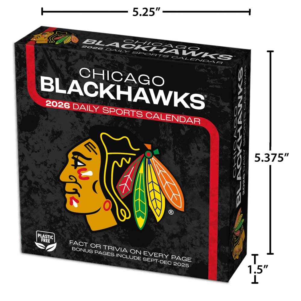NHL Chicago Blackhawks 2026 Desk Calendar Sixth Alternate Image
