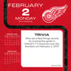 image NHL Detroit Red Wings 2026 Desk Calendar Third Alternate Image