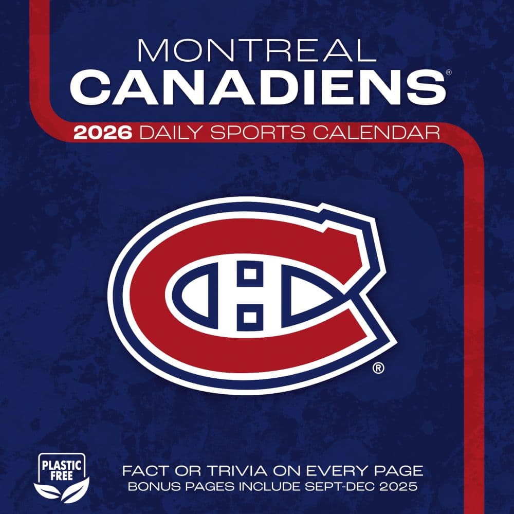 NHL Montreal Canadiens 2026 Desk Calendar First Alternate Image
