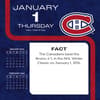 image NHL Montreal Canadiens 2026 Desk Calendar Second Alternate Image