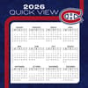image NHL Montreal Canadiens 2026 Desk Calendar Fourth Alternate Image